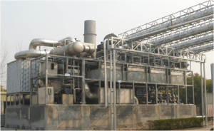 浙江誠(chéng)信包裝材料有限公司，一套大型溶劑回收設(shè)備對(duì)接4臺(tái)復(fù)合機(jī)
